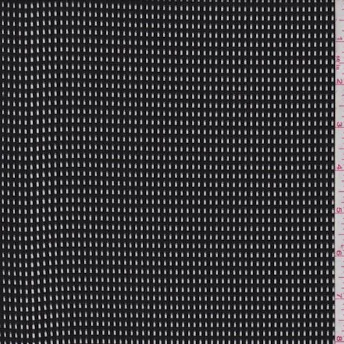 2 YD PC-Black Mesh Activewear Fabric