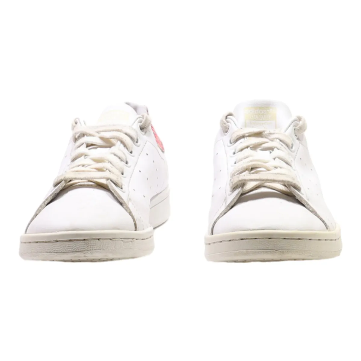 ADIDAS Low Top Trainers White Leather Womens UK 5.5