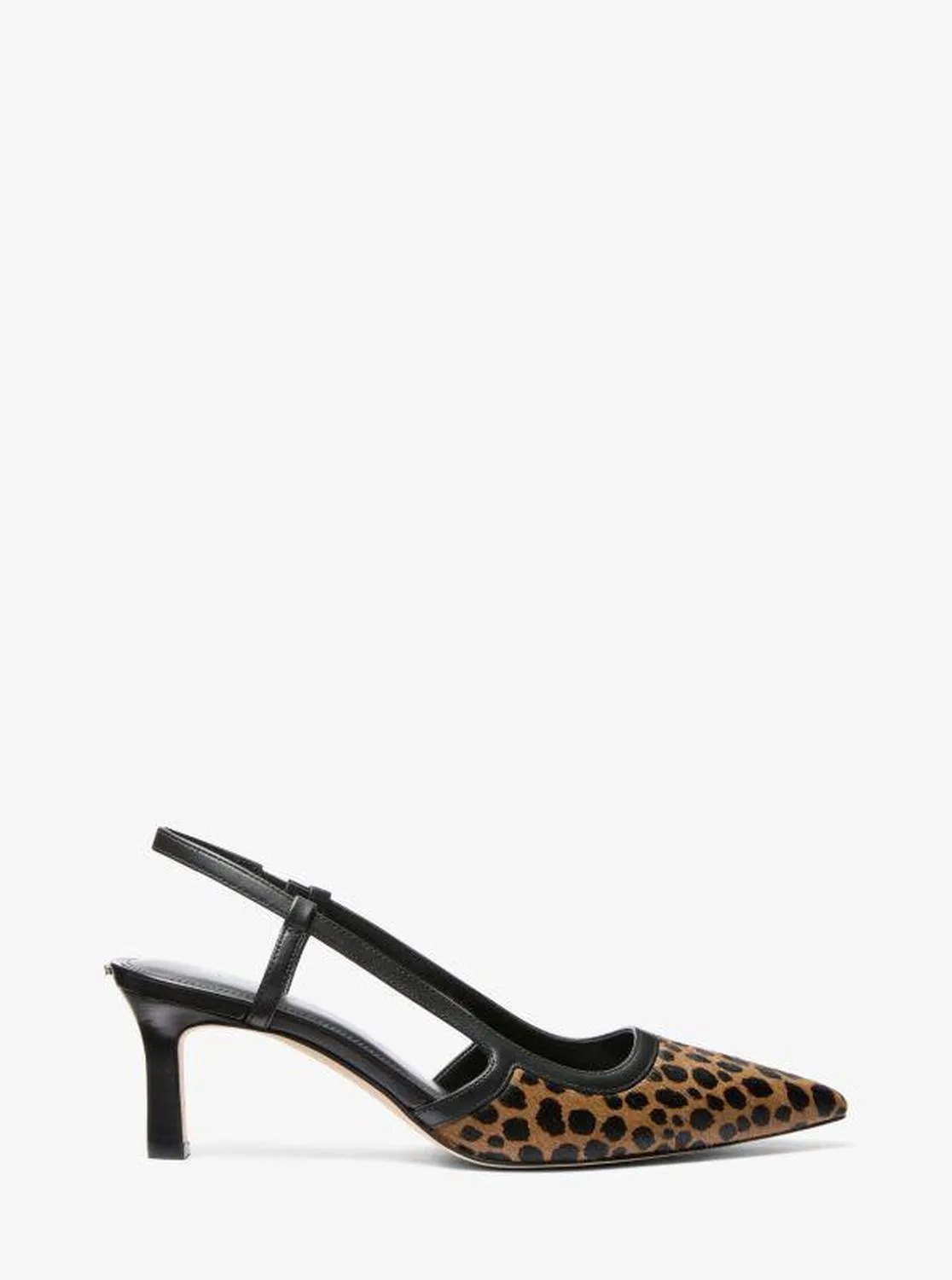 Alora Cheetah Print Calf Hair Slingback Pump