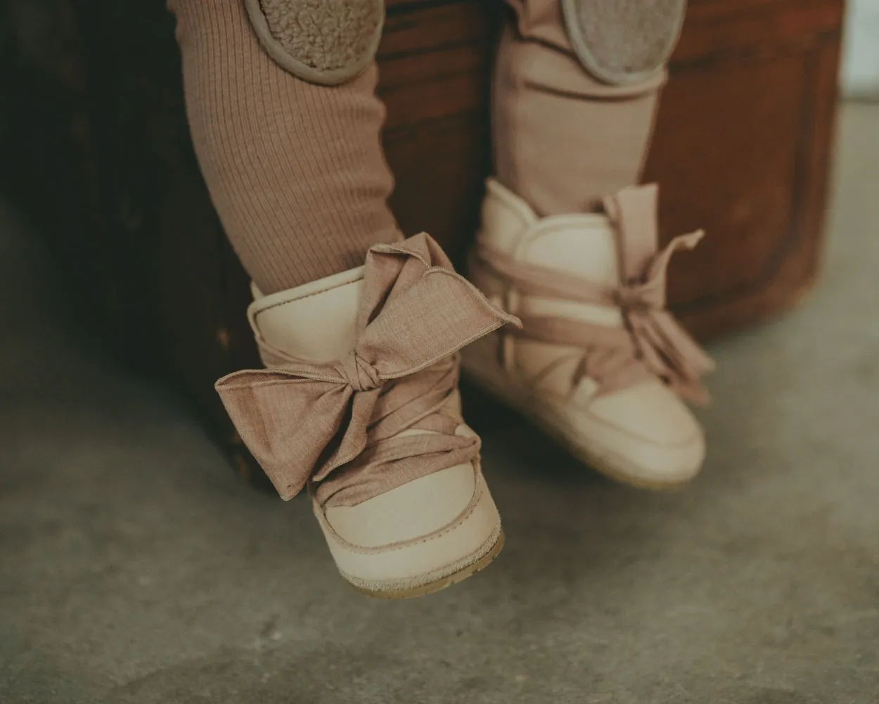 Anouk Booties | Powder Nubuck