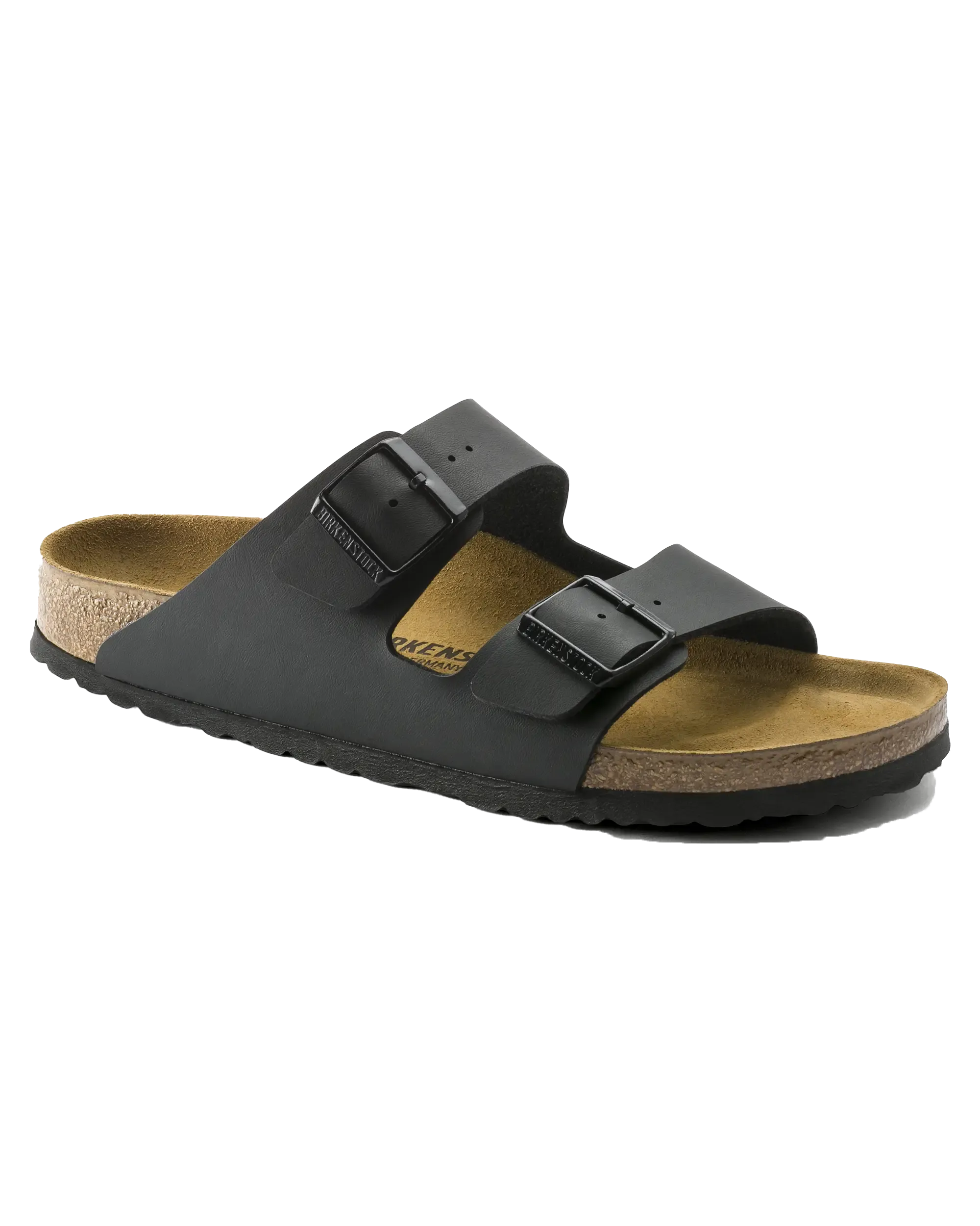 Arizona Birko Flor Sandals in Black