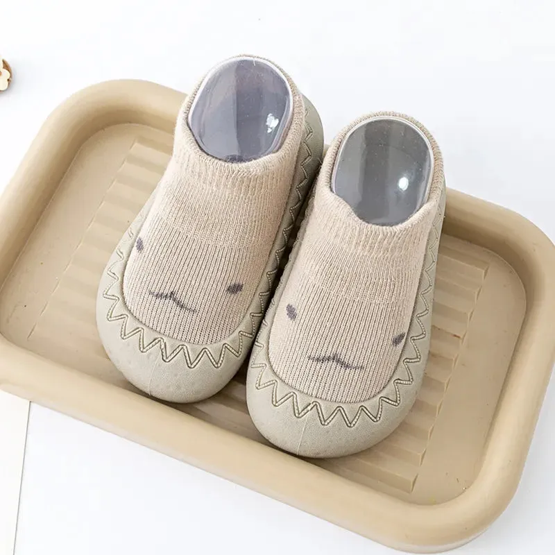 Baby Cute Cartoon Design Rubber Sole Floor Socks Shoes