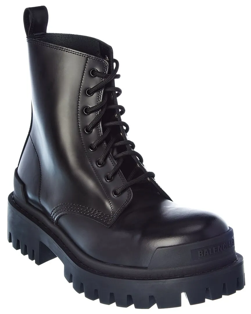 Balenciaga Strike Leather Boot