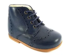 Beberlis Navy Leather Bootie