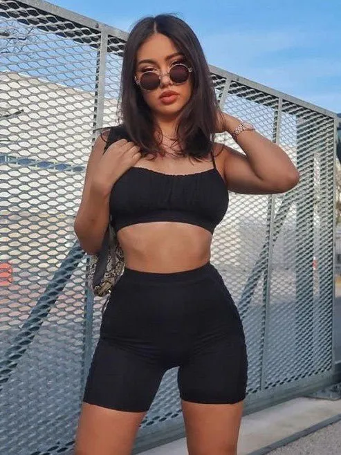 Black Activewear Bra