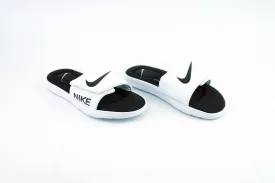 Black and White Nike Trendy Slippers For Men