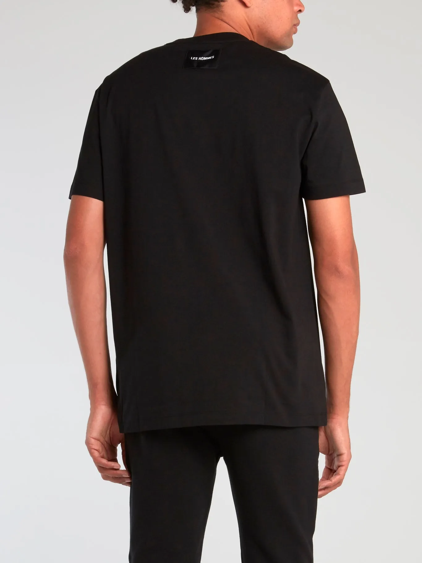 Black Graphic Face Print T-Shirt