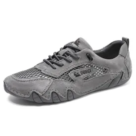 Bootara Men's Best-Selling Outdoor Breathable Mesh Sneakers Plus-Size Rubber-Soled Sports Shoes