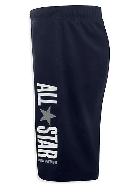 Boy's All Star Mesh Shorts Obsidian | Converse