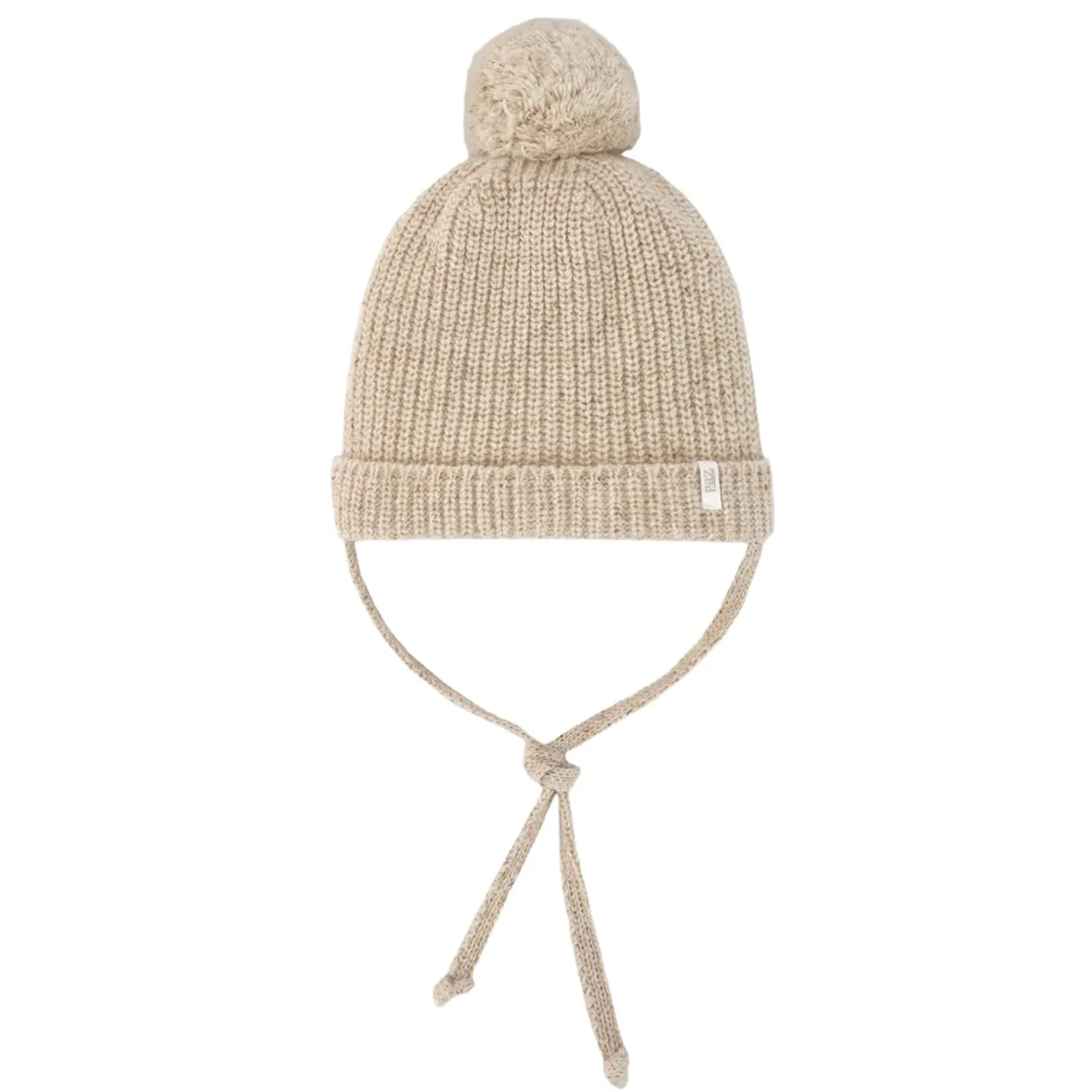 Boys Beige Knitted Hat