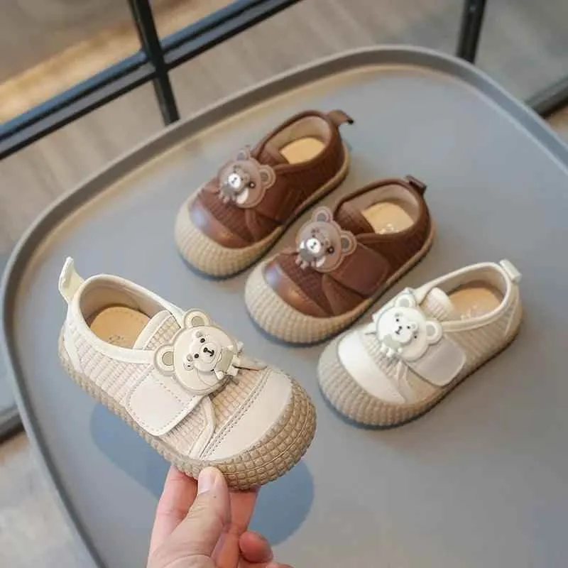 Children's Casual Shoes - Bear Cartoon Flat - TSS296