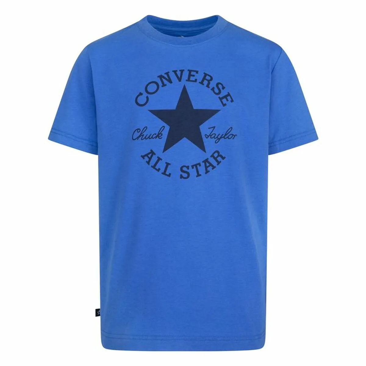 Child's Short Sleeve T-Shirt Converse Sustainable Core Sse Blue