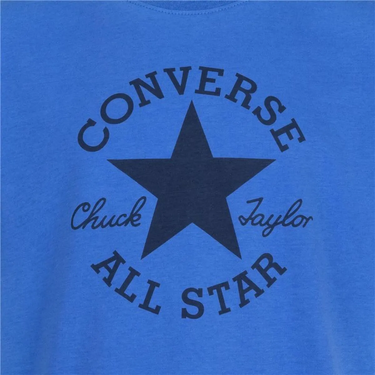 Child's Short Sleeve T-Shirt Converse Sustainable Core Sse Blue