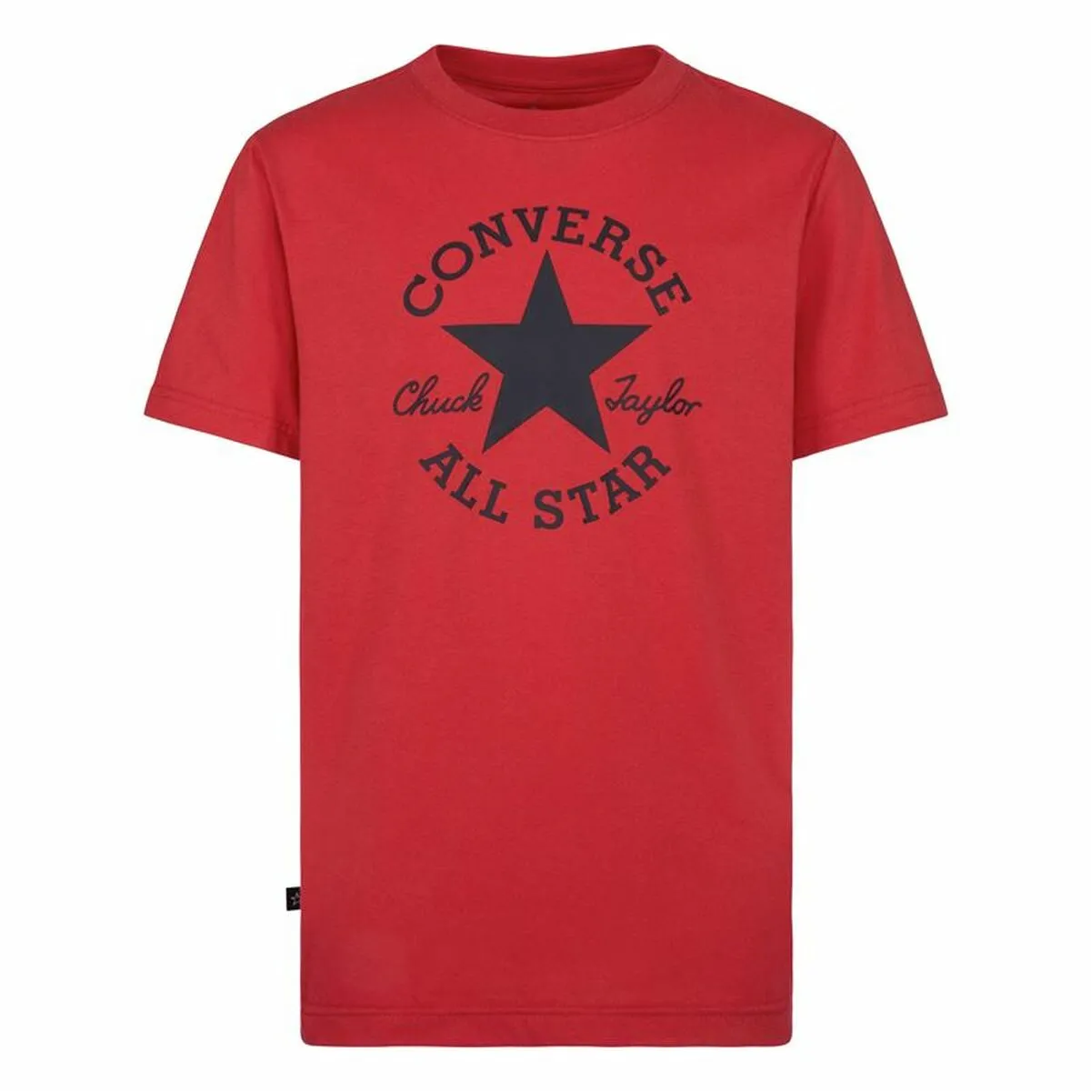 Child's Short Sleeve T-Shirt Converse Sustainable Core Sse Red