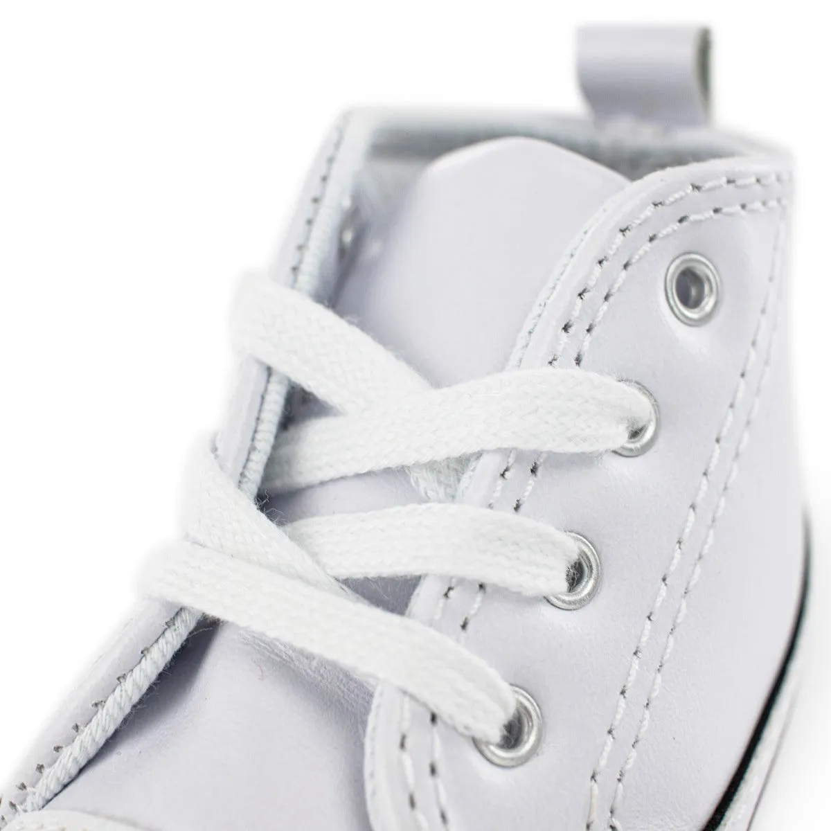 Converse First Star Chucks Hi Leather 81229 - weiss-schwarz