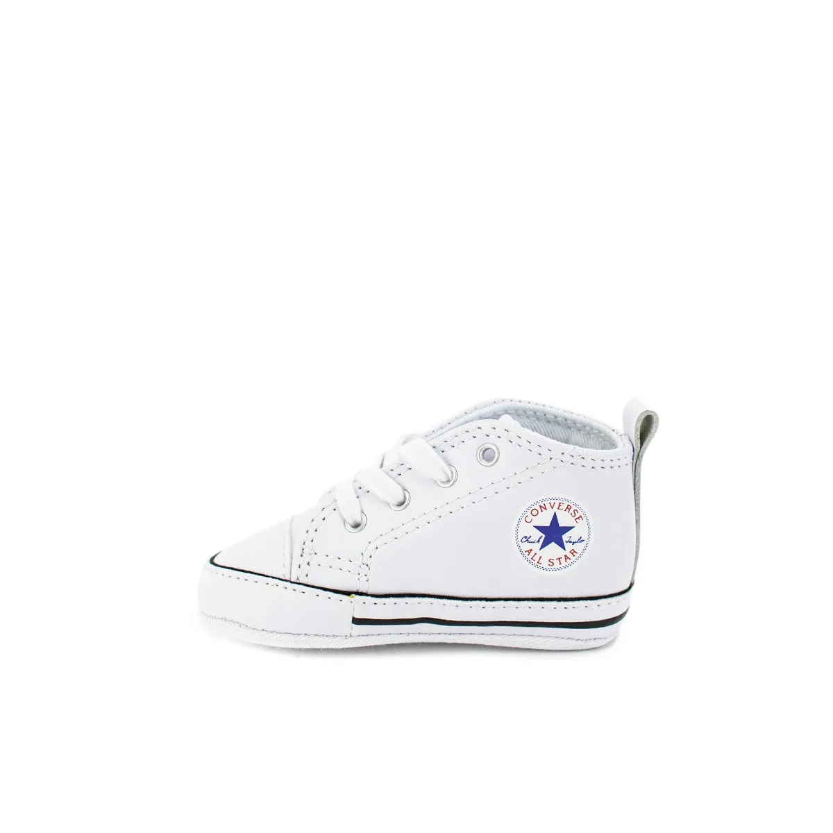 Converse First Star Chucks Hi Leather 81229 - weiss-schwarz