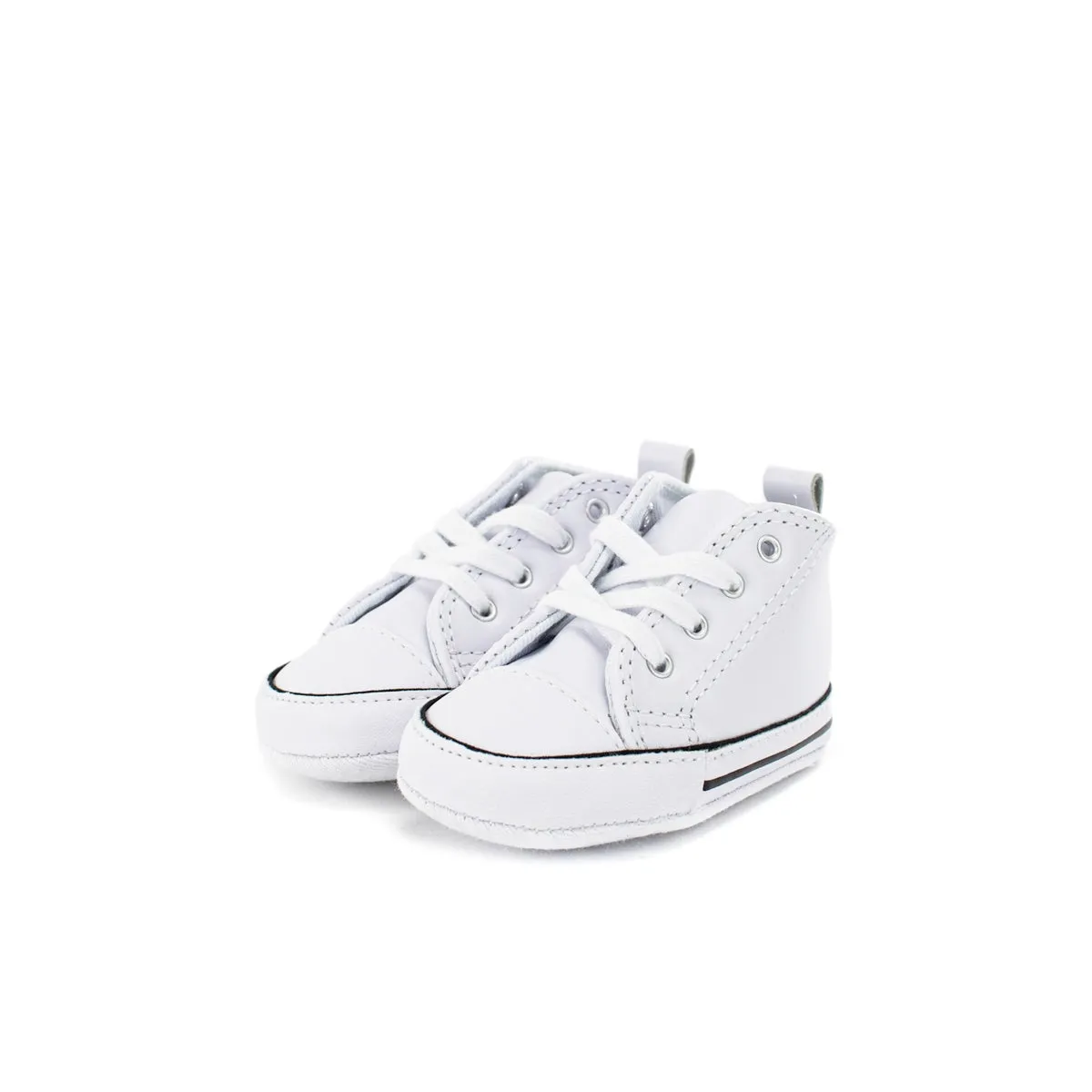 Converse First Star Chucks Hi Leather 81229 - weiss-schwarz