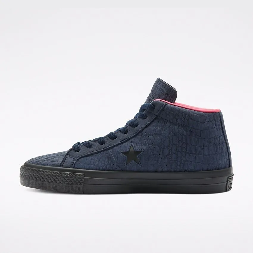 Converse One Star Pro Mid 170498C Men's Navy Heart Of The City Skate Shoes C374