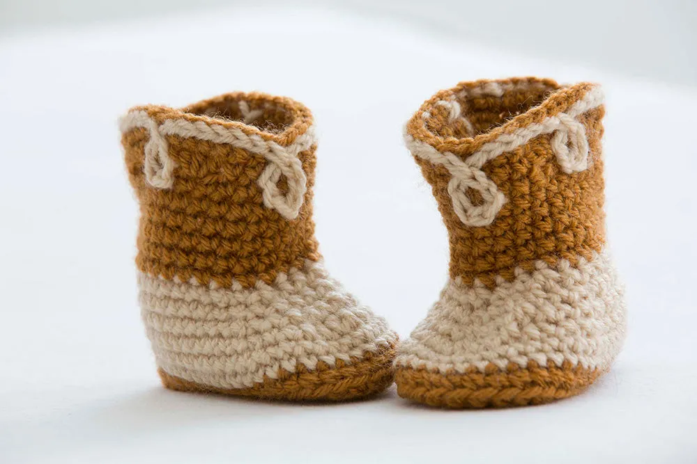 Cowboy Booties Pattern (Crochet)