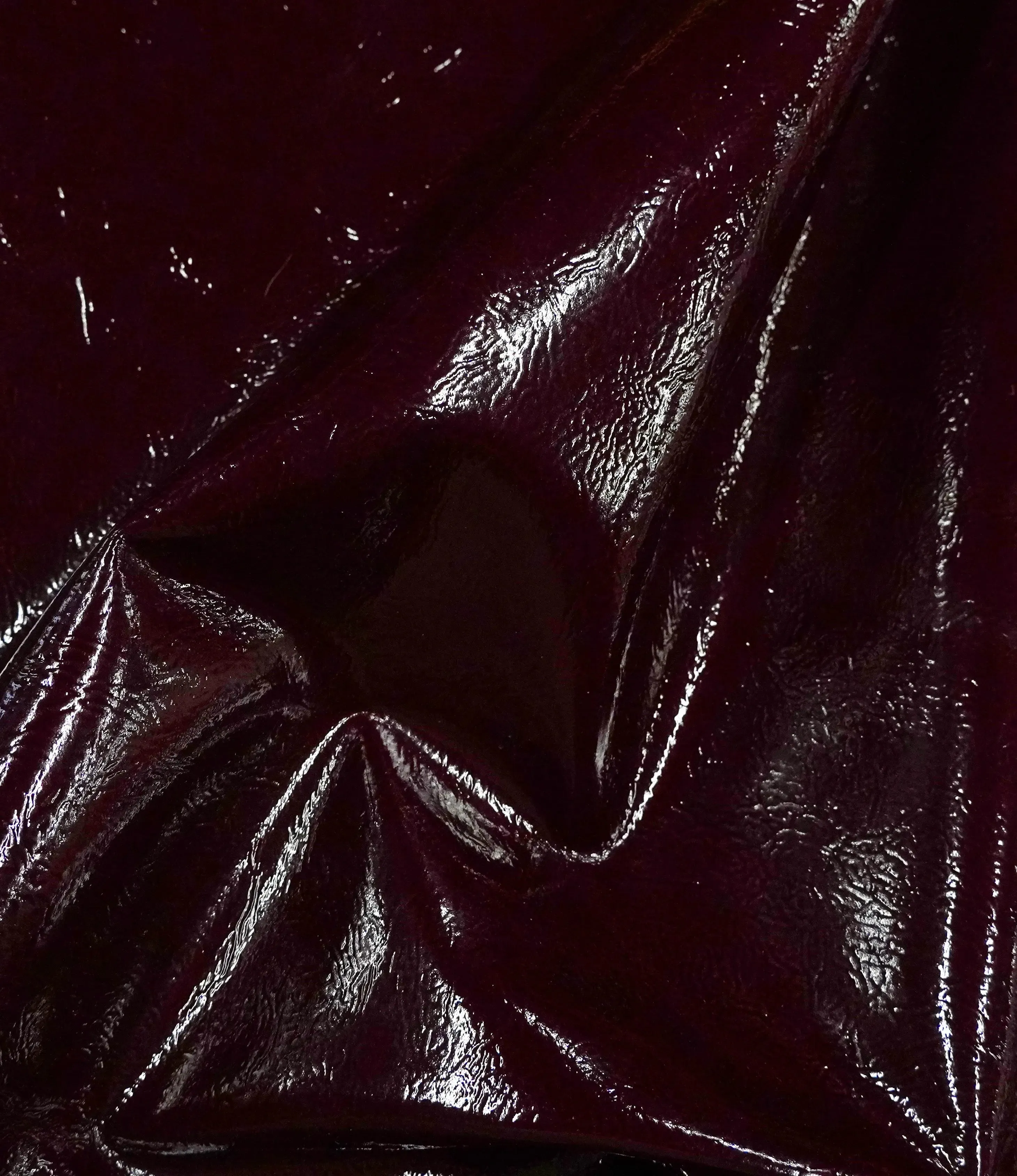 Crinkle Lambskin | Cherry