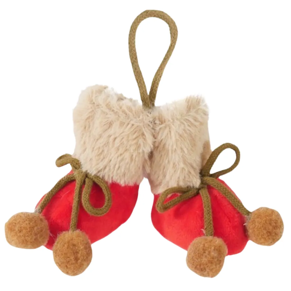 Cupid & Comet Christmas Cat - Catnip Booties