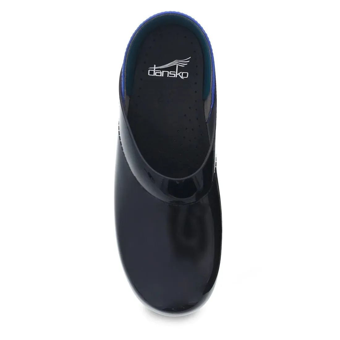 Dansko Womens Professional Black Translucent Clogs