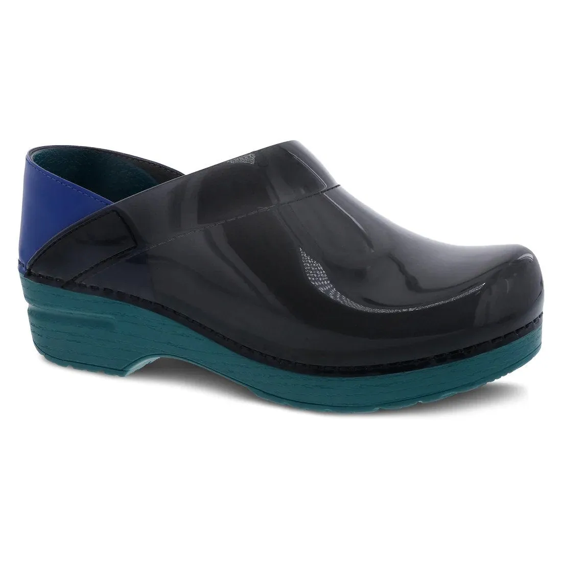 Dansko Womens Professional Black Translucent Clogs