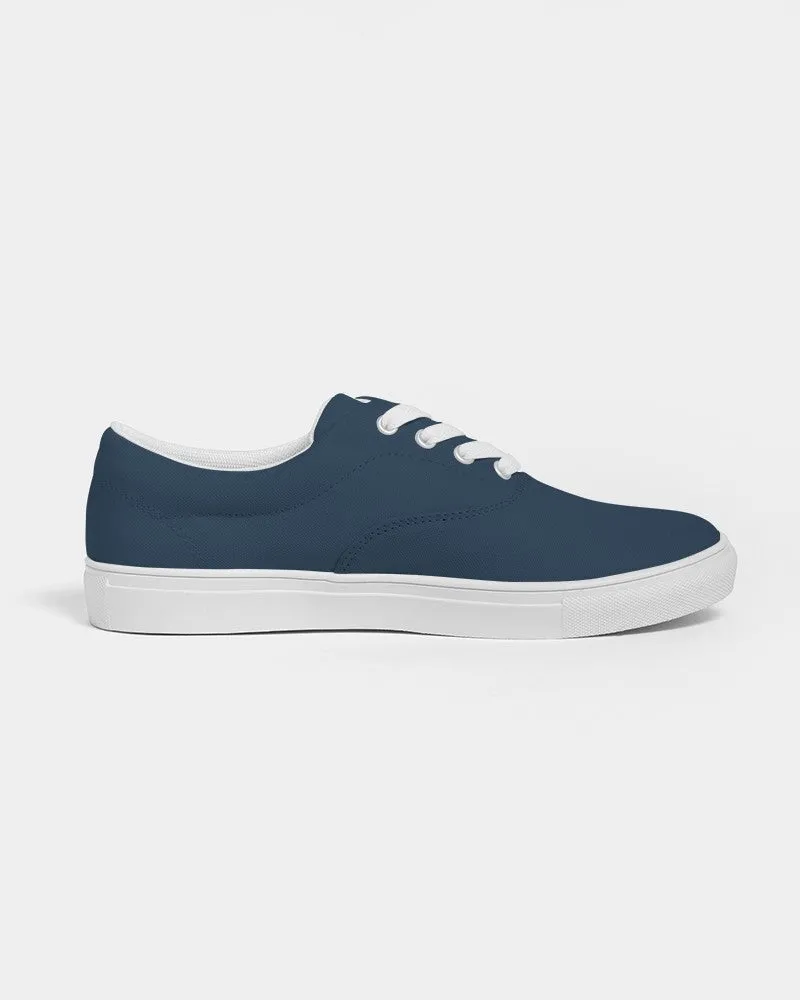 Dark Blue Women's Canvas Sneakers | Women's | Dark Pastel Blue | C60M30Y0K80