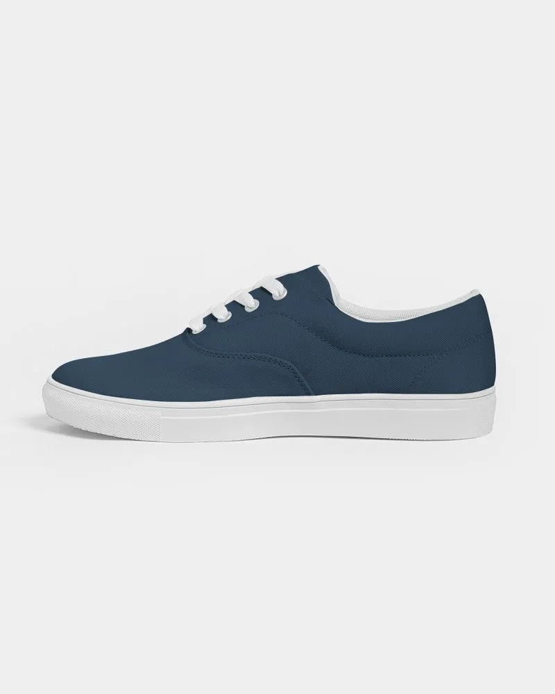 Dark Blue Women's Canvas Sneakers | Women's | Dark Pastel Blue | C60M30Y0K80