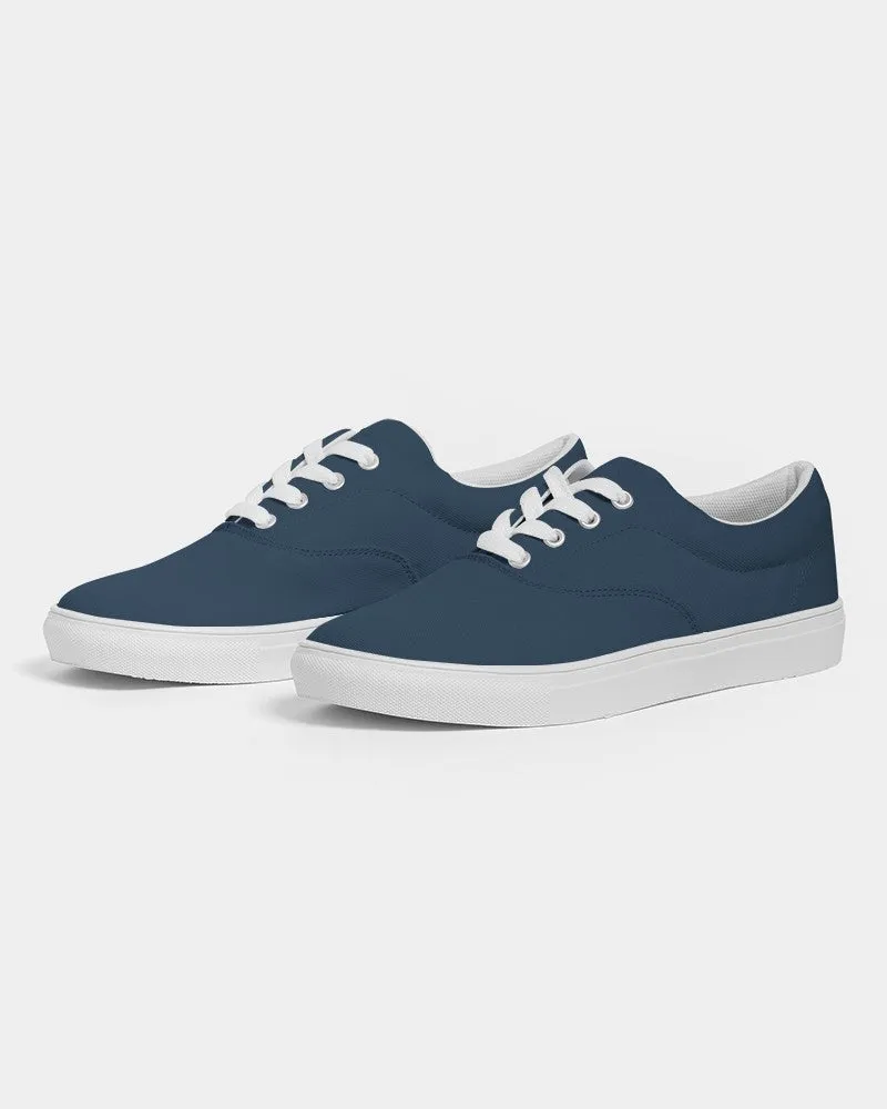 Dark Blue Women's Canvas Sneakers | Women's | Dark Pastel Blue | C60M30Y0K80