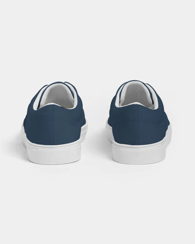 Dark Blue Women's Canvas Sneakers | Women's | Dark Pastel Blue | C60M30Y0K80