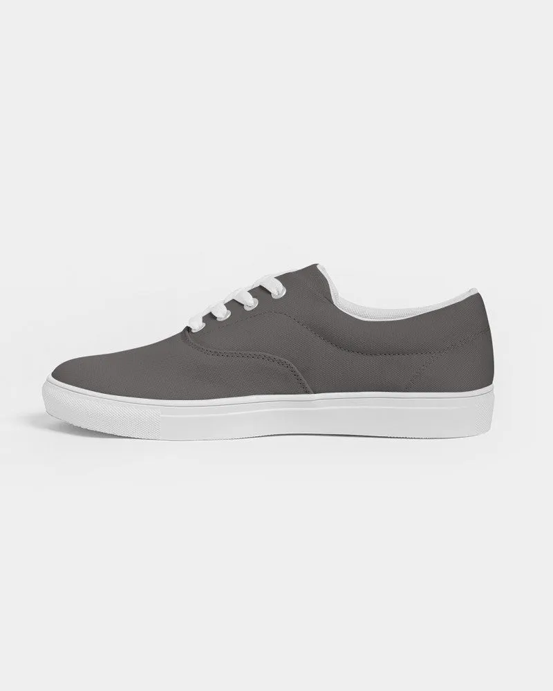 Dark Brown Men's Canvas Sneakers | Men's | Dark Pale Brown | C30M30Y30K60