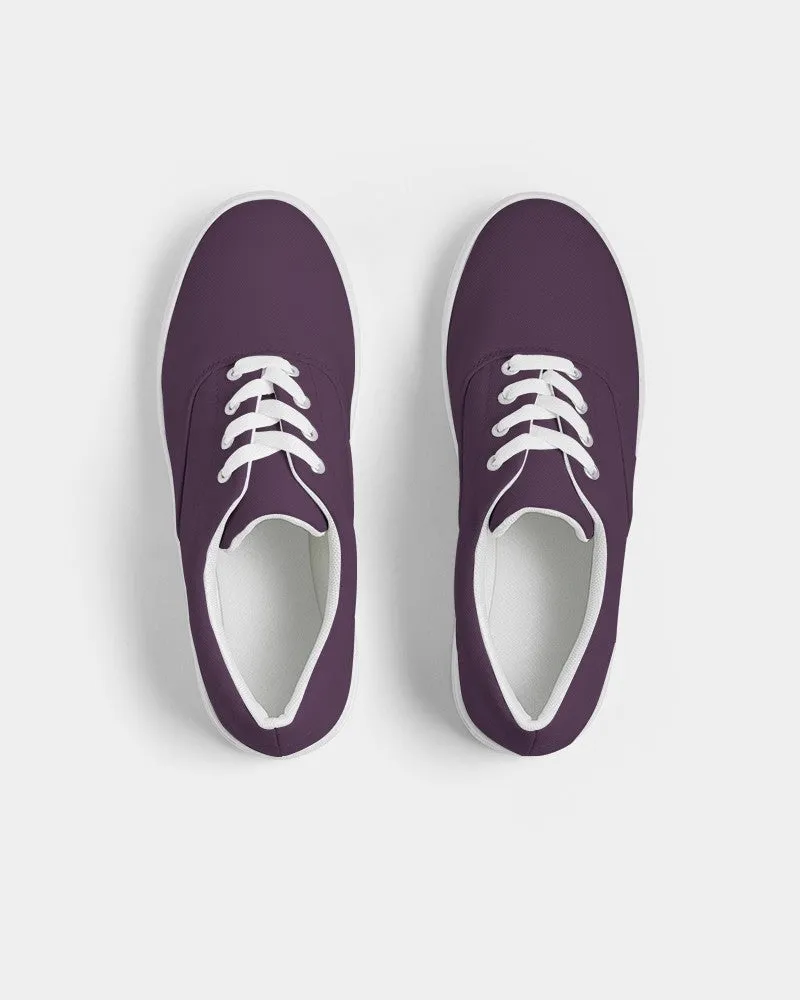 Dark Purple Women's Canvas Sneakers | Women's | Dark Pastel Purple | C30M60Y0K80