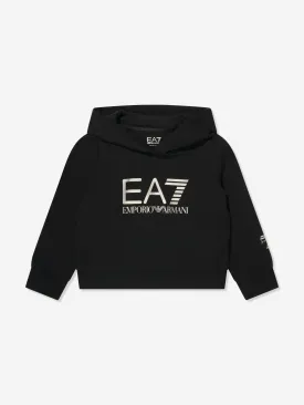 EA7 Emporio Armani Girls Logo Hoodie in Black