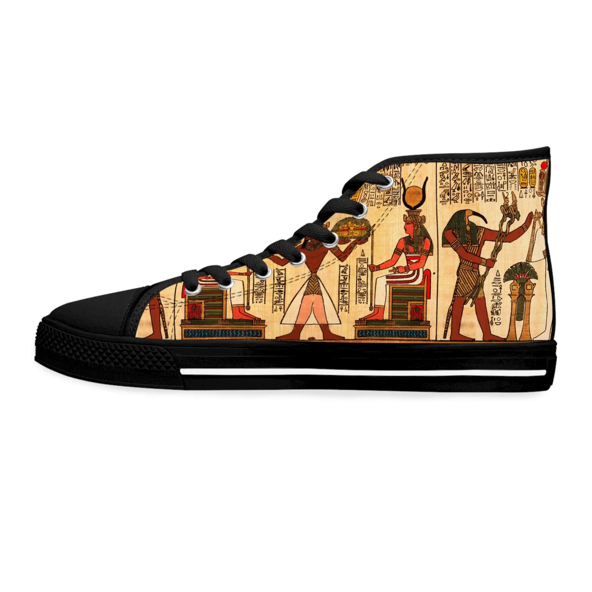 Egyptian Mystic - Women's High-Top Sneakers