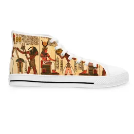 Egyptian Mystic - Women's High-Top Sneakers