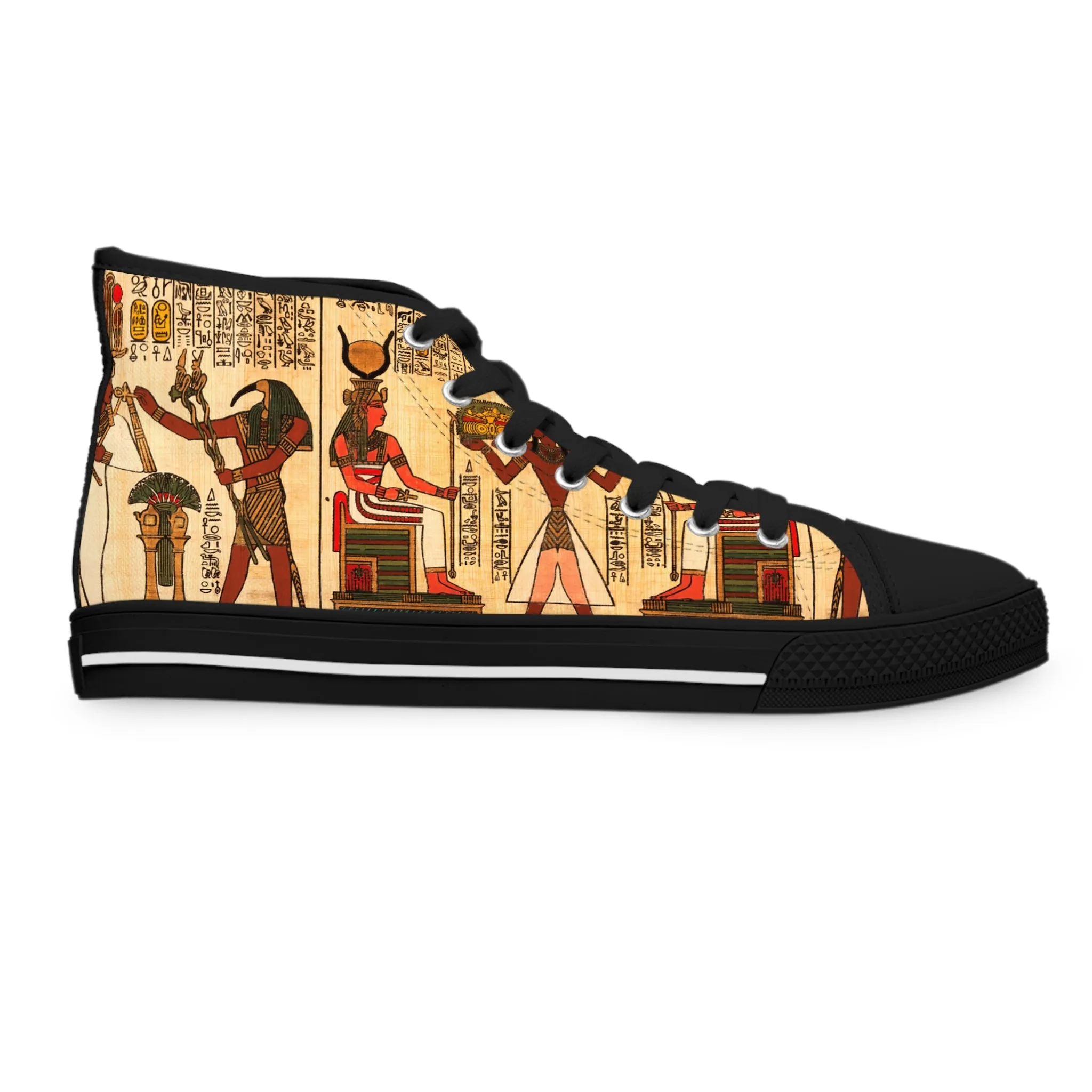 Egyptian Mystic - Women's High-Top Sneakers