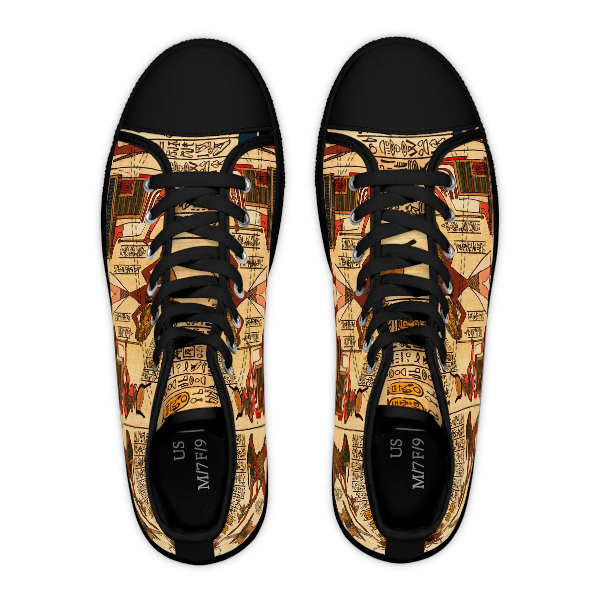 Egyptian Mystic - Women's High-Top Sneakers