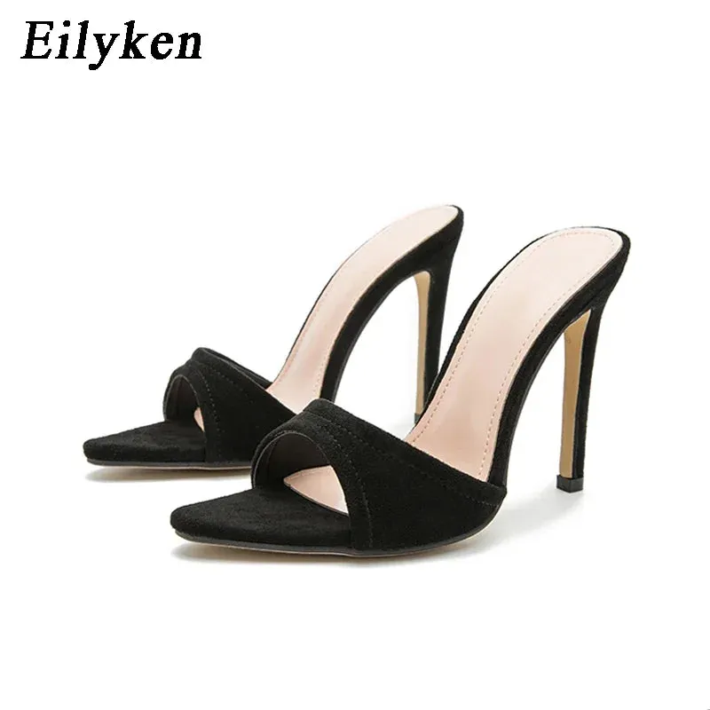 Eilyken Pointed Toe High-Heels Party Slides Mule (Size 35-42)