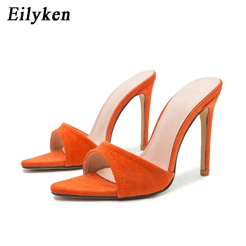 Eilyken Pointed Toe High-Heels Party Slides Mule (Size 35-42)