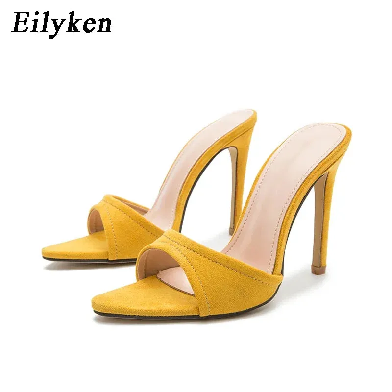 Eilyken Pointed Toe High-Heels Party Slides Mule (Size 35-42)