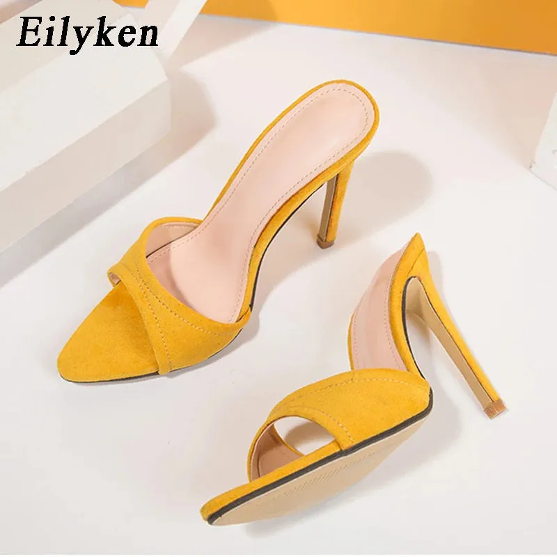 Eilyken Pointed Toe High-Heels Party Slides Mule (Size 35-42)