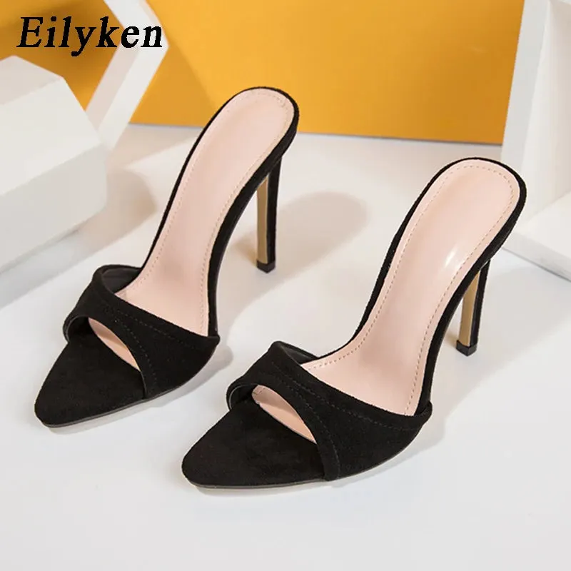 Eilyken Pointed Toe High-Heels Party Slides Mule (Size 35-42)