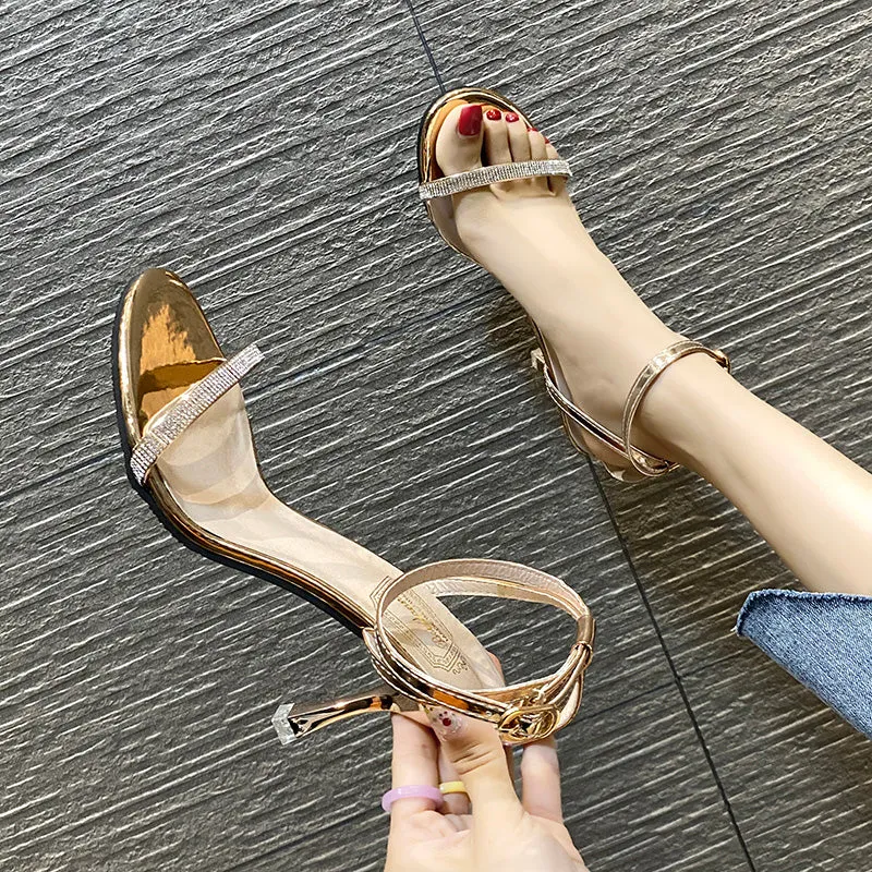 Fairy Diamond Ankle Strap Heels