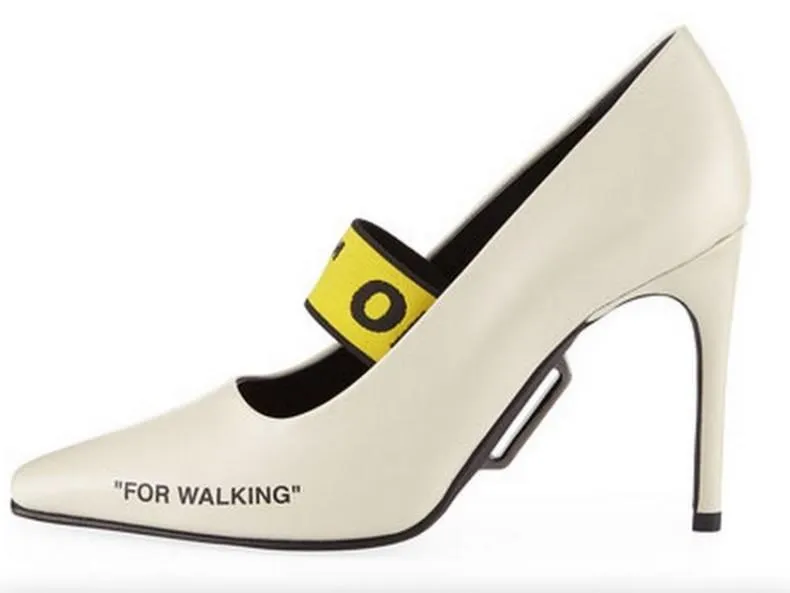 'For Walking' Pumps - Black or White