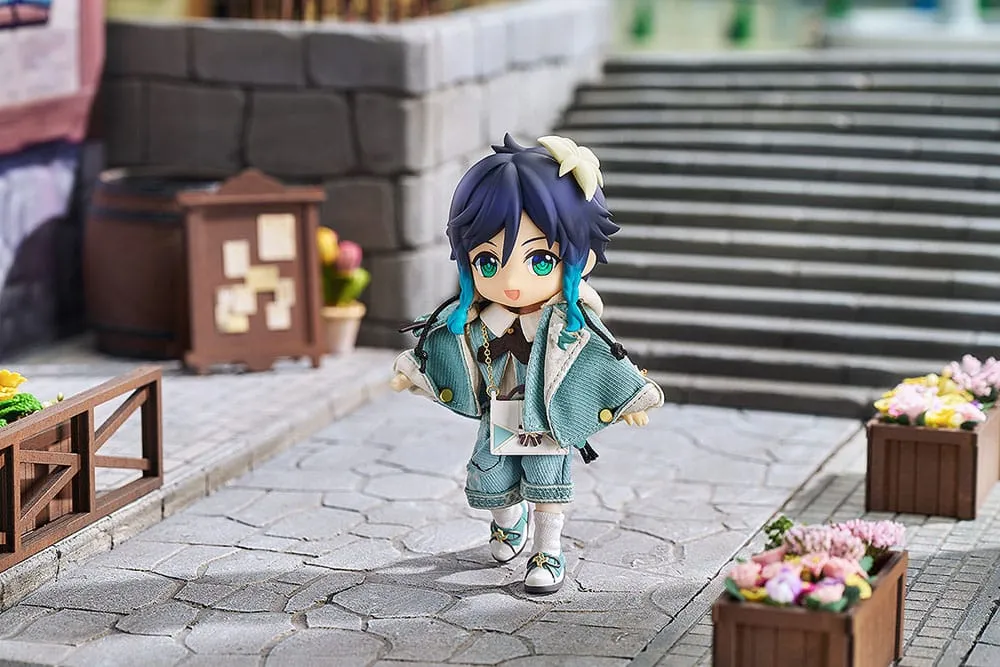 Genshin Impact Nendoroid Doll Action Figure Venti: Blue Ballad Ver. 14 cm