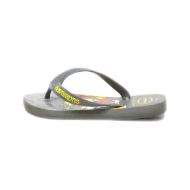 Havaianas Flat Sandals Rubber Grey Colour For Kids