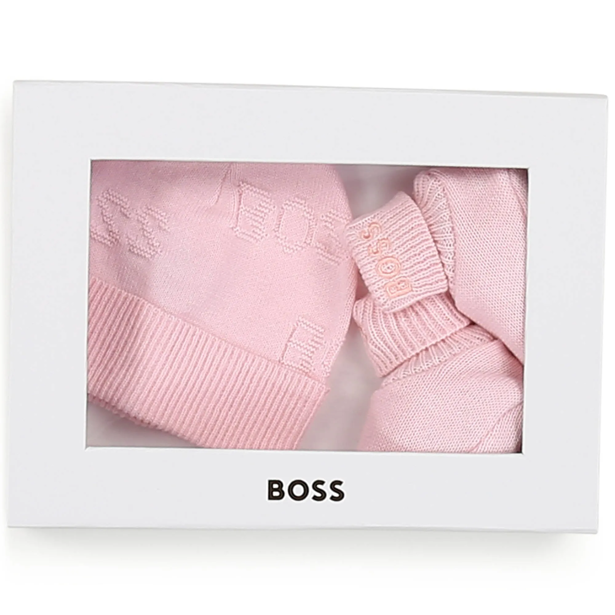 Hugo Boss Baby Girls Hat and Socks Ensemble