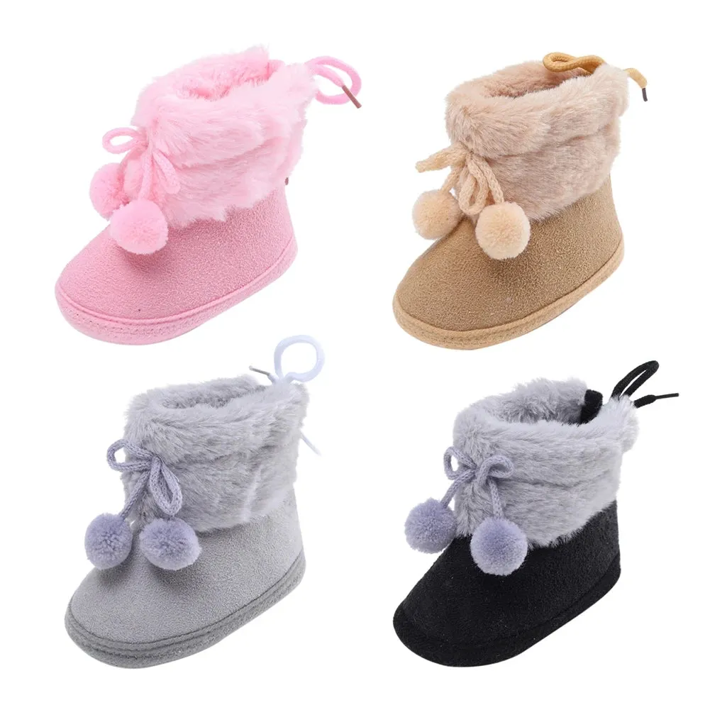 Infant Warm Cozy Fleece Snow Boots