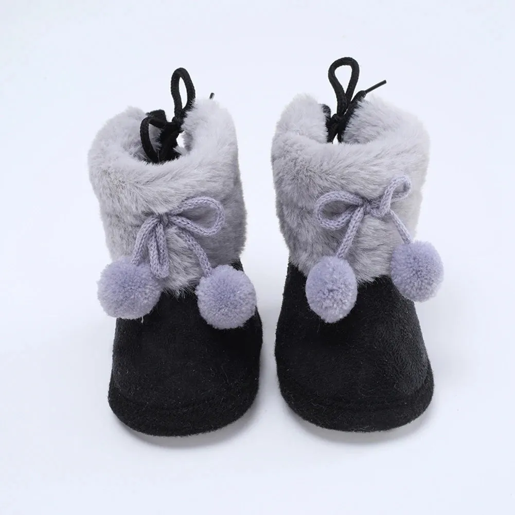 Infant Warm Cozy Fleece Snow Boots